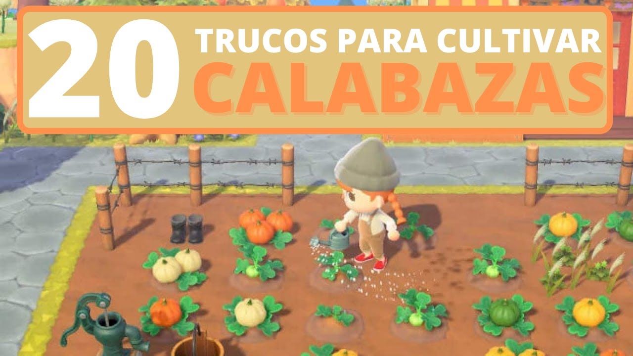 20 TRUCOS para CULTIVAR CALABAZAS en Animal Crossing New Horizons | CobayasGamer