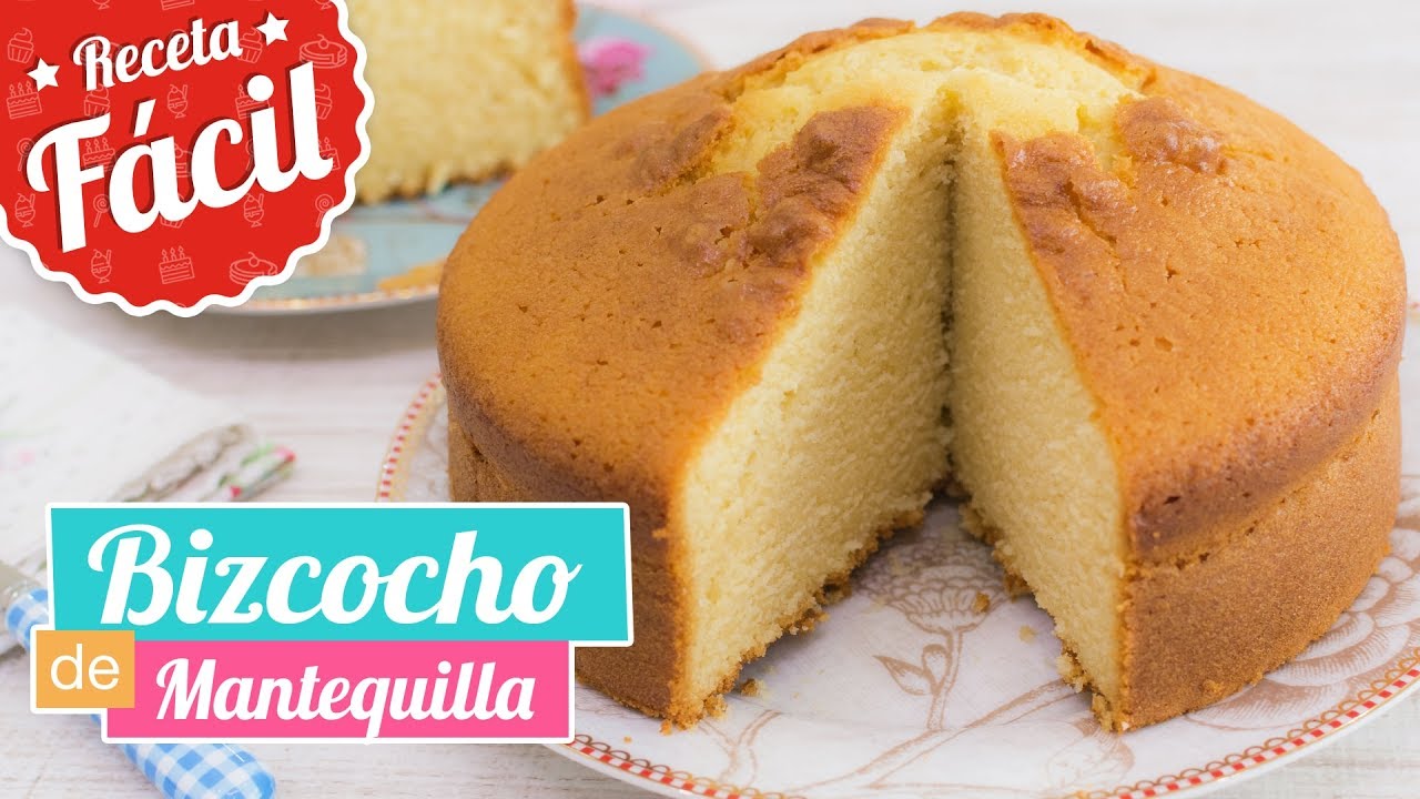 BIZCOCHO DE MANTEQUILLA | Receta fácil | Quiero Cupcakes!