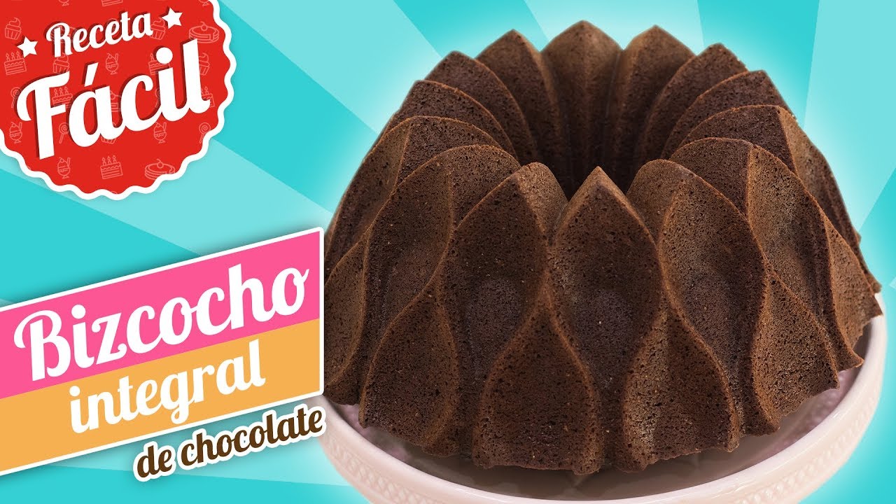 BIZCOCHO INTEGRAL DE CHOCOLATE | Receta fácil | Quiero Cupcakes!
