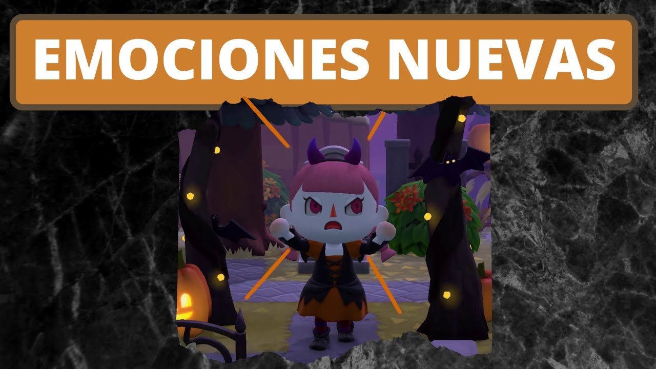 😨 Cómo CONSEGUIR las NUEVAS *REACCIONES / EMOCIONES* de Halloween en Animal Crossing New Horizons