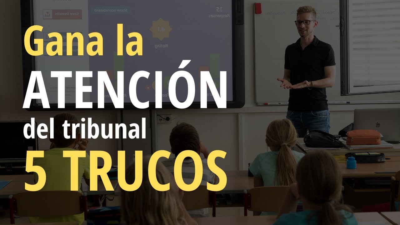 ツ Empieza así tu exposición oral 😱 | DEFENSA de la PROGRAMACIÓN DIDÁCTICA