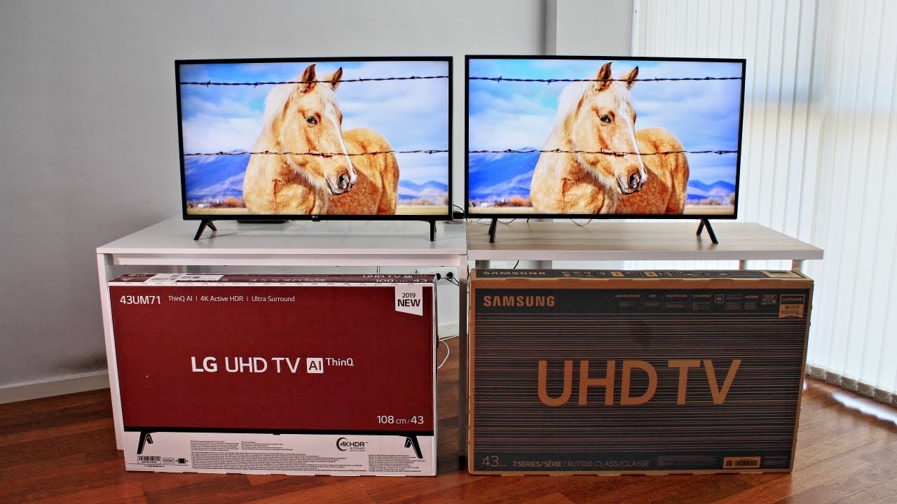 LG UM7100 vs. Samsung RU7100 [English subtitles]