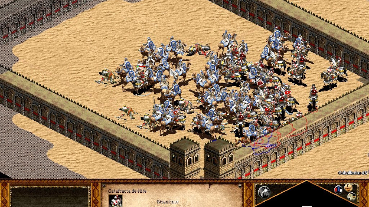 Por que una catafracta vence a un camello - HD - Age of Empires II The Conquerors