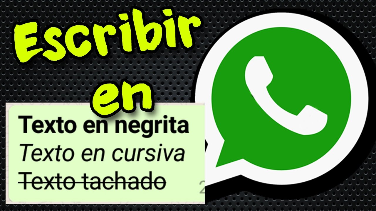 Trucos whatsapp: escribir en Negrita Cursiva y Tachado