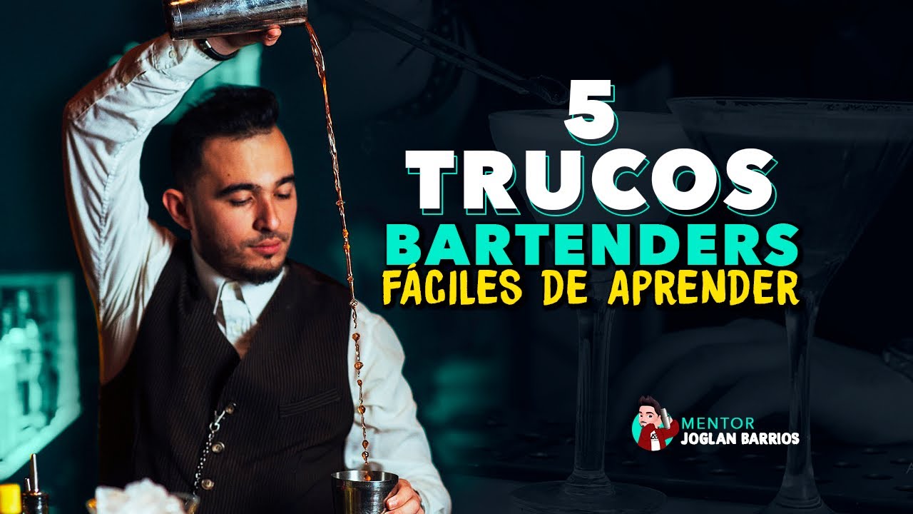 TRUCOS BARTENDER | 5 MOVIMIENTOS DE FLAIR BASICOS