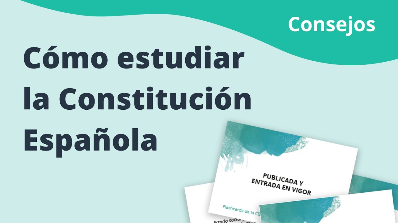 TRUCOS para estudiar la Constitución Española. ✅ ÉXITO ASEGURADO ✅