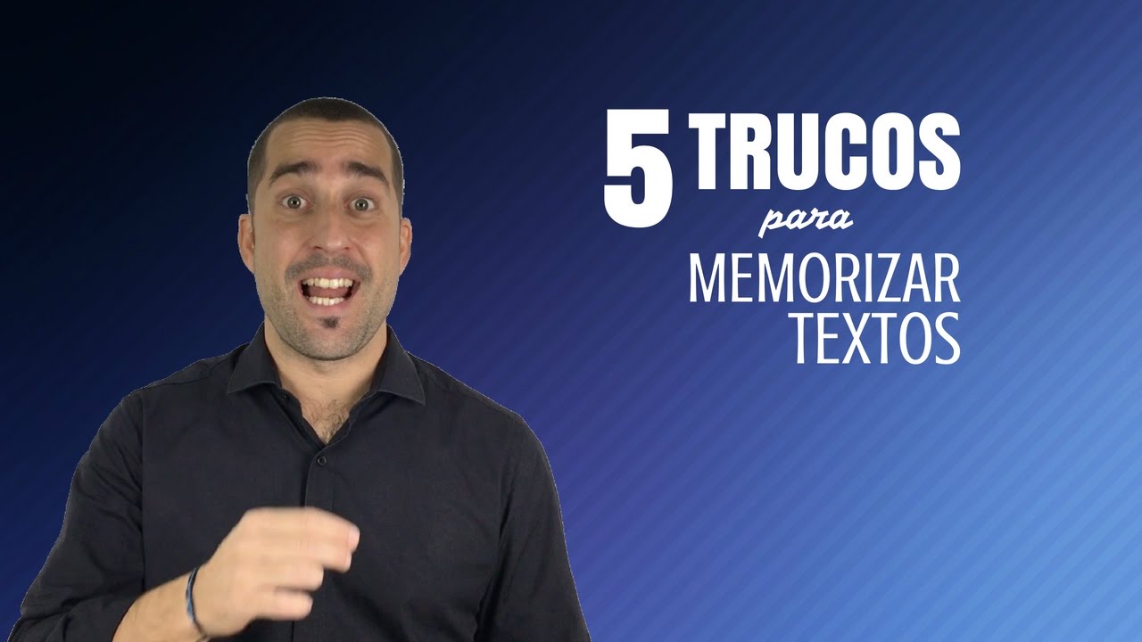 5 TRUCOS para memorizar un texto [🧠FUNCIONA🧠]