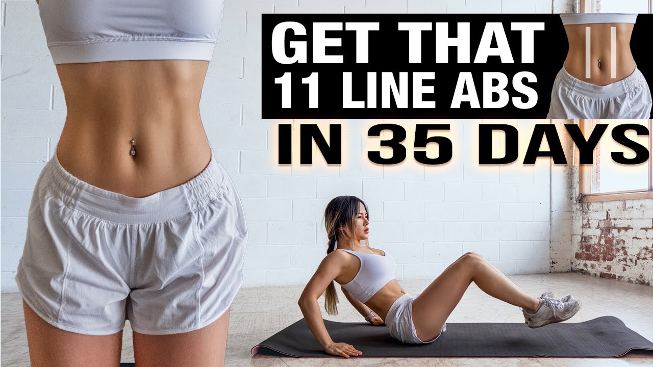 Abs Workout 🔥Obtenez 11 Line Abs en 35 jours