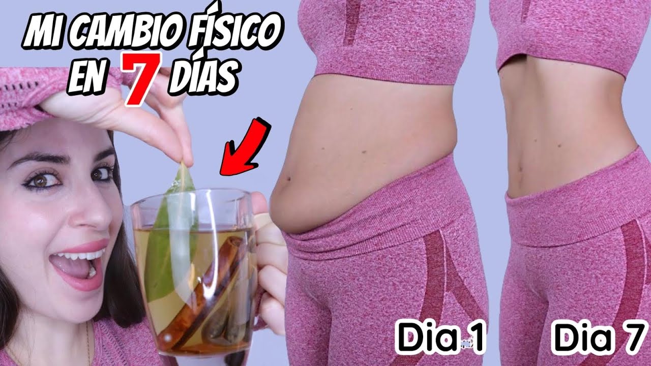 ASÍ PERDÍ 3 KILOS EN 1 SEMANA💪MI CAMBIO FÍSICO EN SÓLO 7 DÍAS!