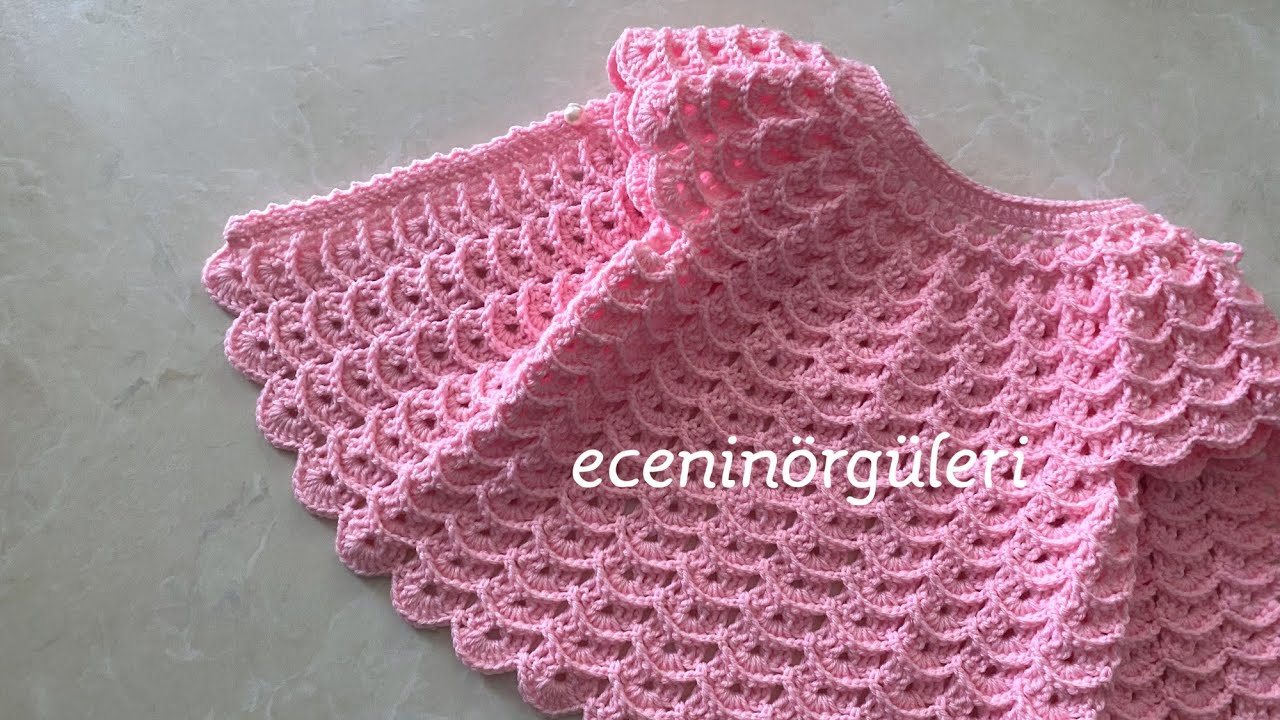 Crochet Princess Vest /Crochet Baby Girl Vest /1-2 ans