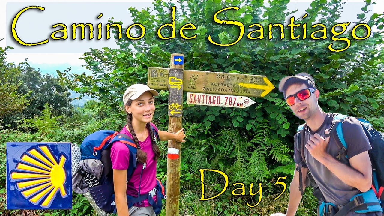 First stormy and rainy day getting to Zarautz | Day 5 of Camino del Norte