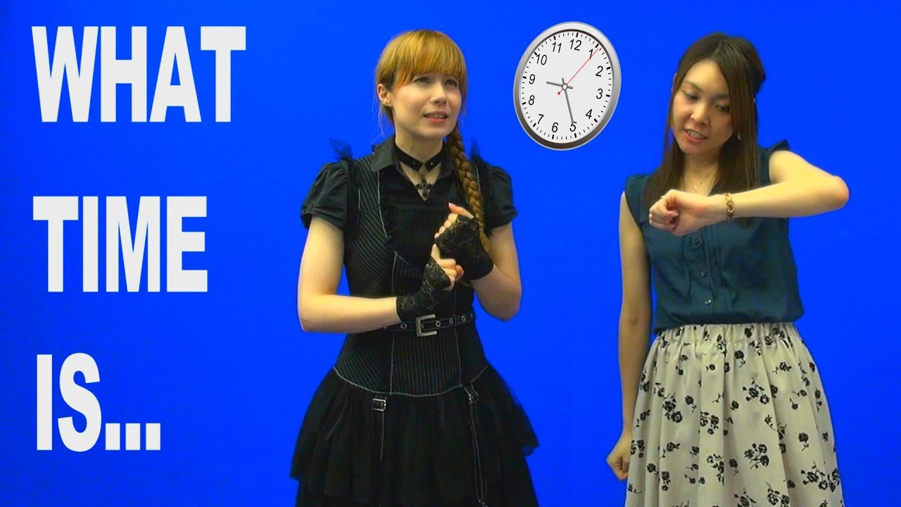 How to ask for the TIME in JAPANESE