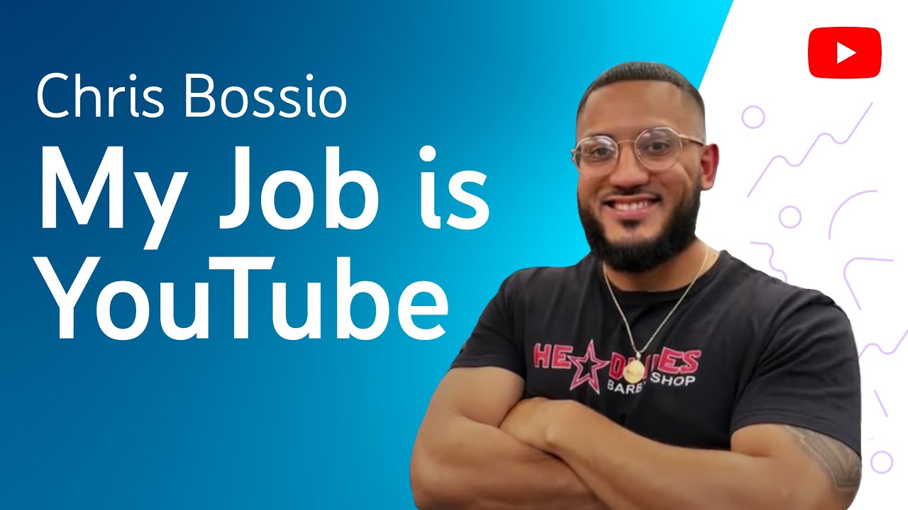 Je travaille sur YouTube : Chris Bossio, coiffeur