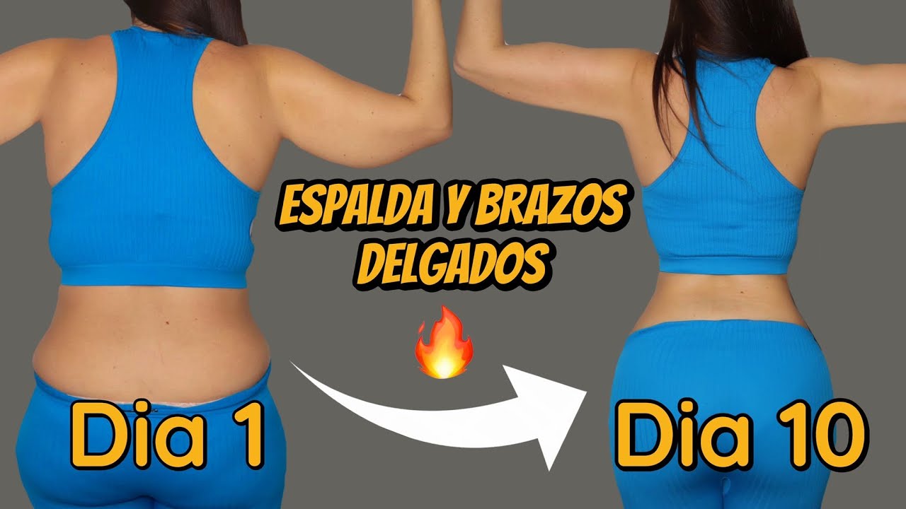 ✅LA MEJOR RUTINA PARA ADELGAZAR BRAZOS Y ESPALDA EN 10 DÍAS!!💪