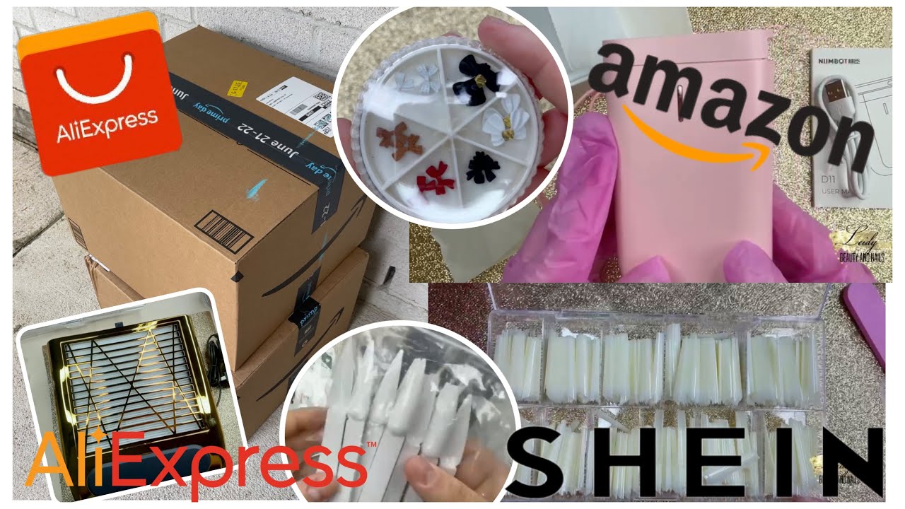 Nails Hauls Shopping for Beginners / Lots of Nail Stuff / Amazon, Shein, AliExpress/Muchas compras