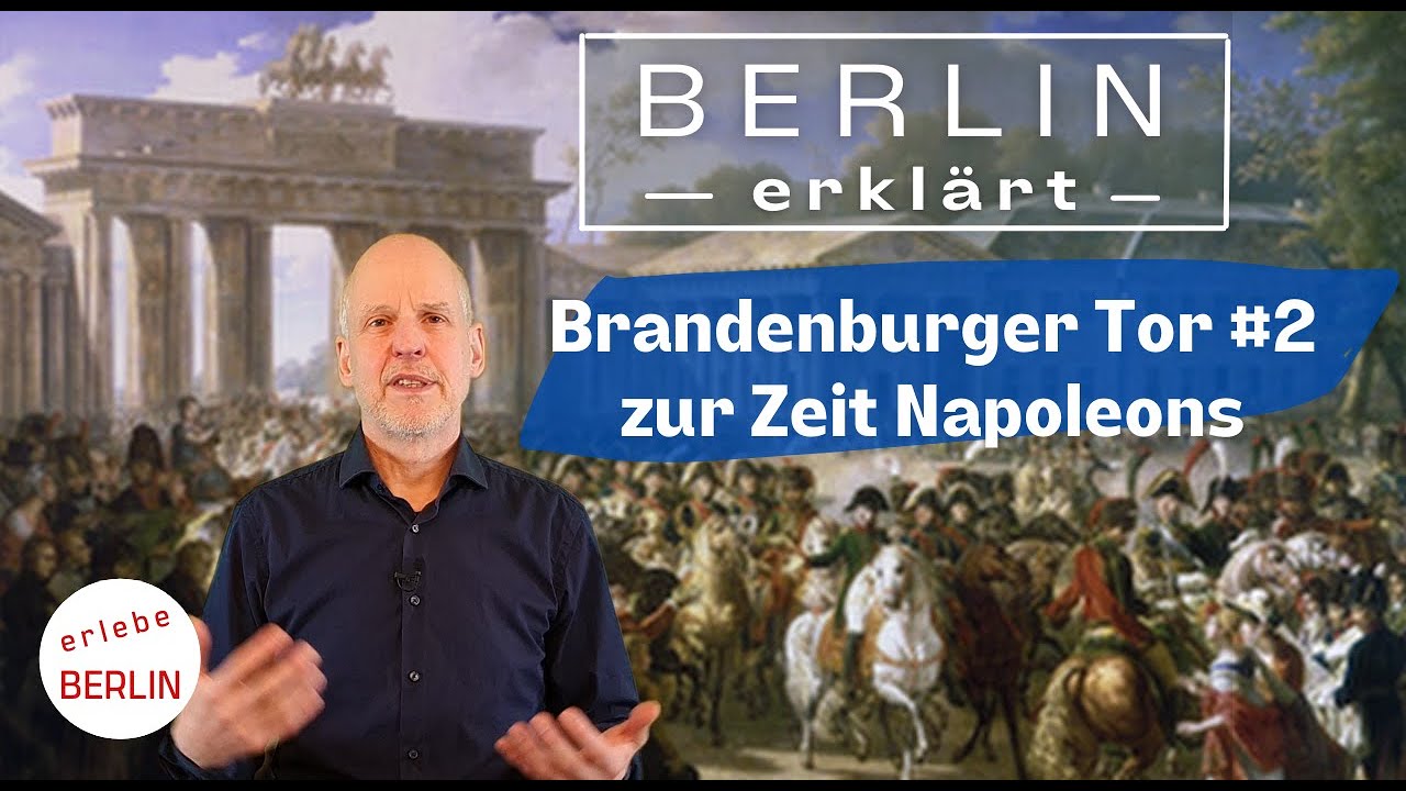 [4K] La porte de Brandebourg à Berlin #2 - à l'époque de Napoléon