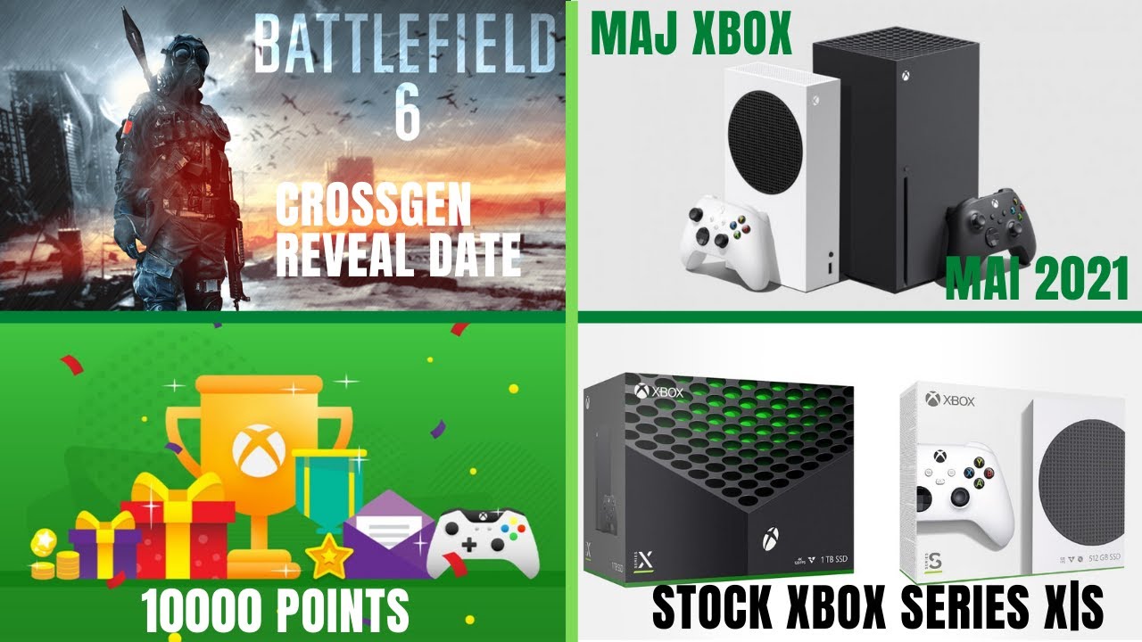 Battlefield 6 dernières infos, Nouvelle mise à jour xbox, stock xbox series x, microsoft rewards