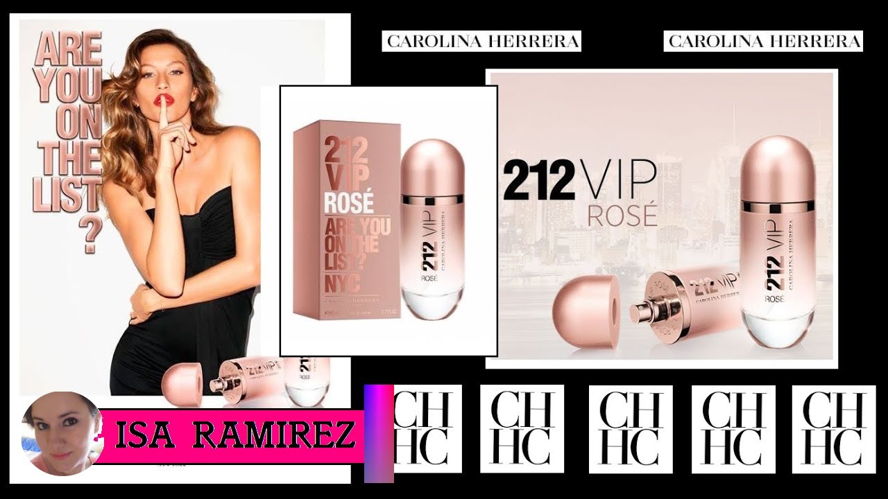 CAROLINA HERRERA 212 VIP Rosé Reseña de perfume - SUB