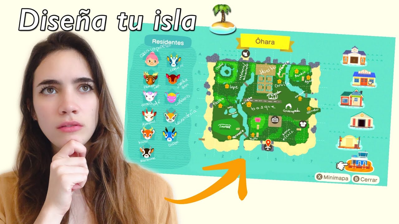CÓMO PLANIFICAR y organizar tu ISLA fácil 🌴 Animal Crossing New Horizons