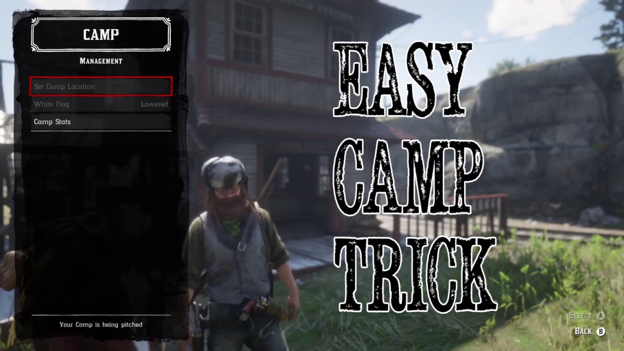 Easy Online Camp Trick: Red Dead Redemption 2 Online Tips