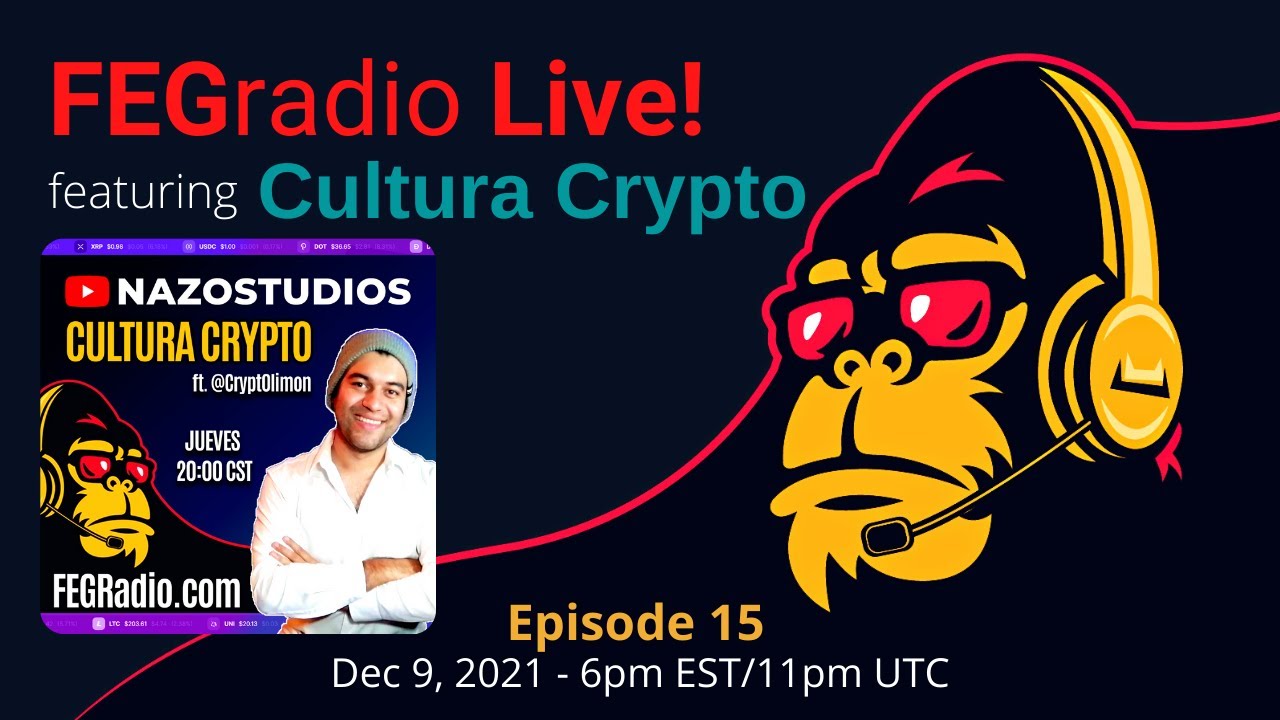 FEGradio Live! - Talk with Paul Mc on Crypto Gains \u0026 Guest Appearance by Cultura Crypto Show!