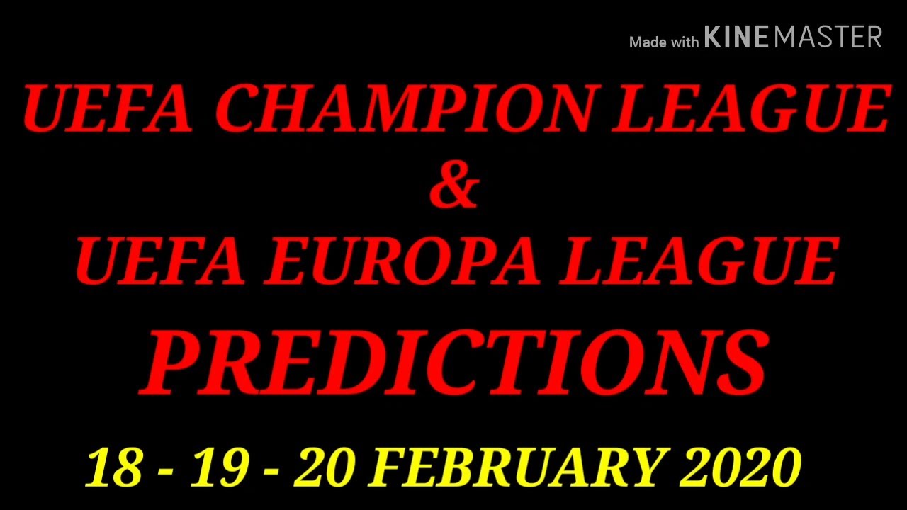 FOOTBALL PREDICTIONS (SOCCER BETTING TIPS) TODAY UEFA CHAMPIONS LEAGUE AND UEFA EUROPA LEAGUE