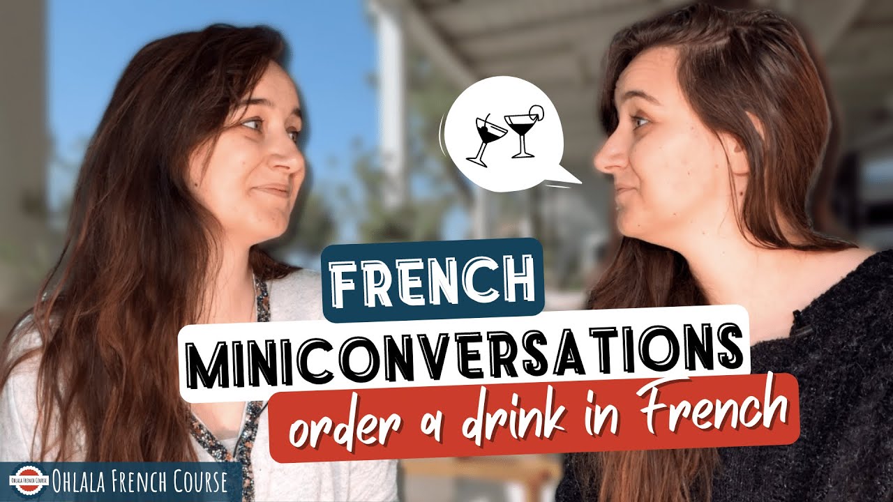 French miniconversations: ordering drinks in French
