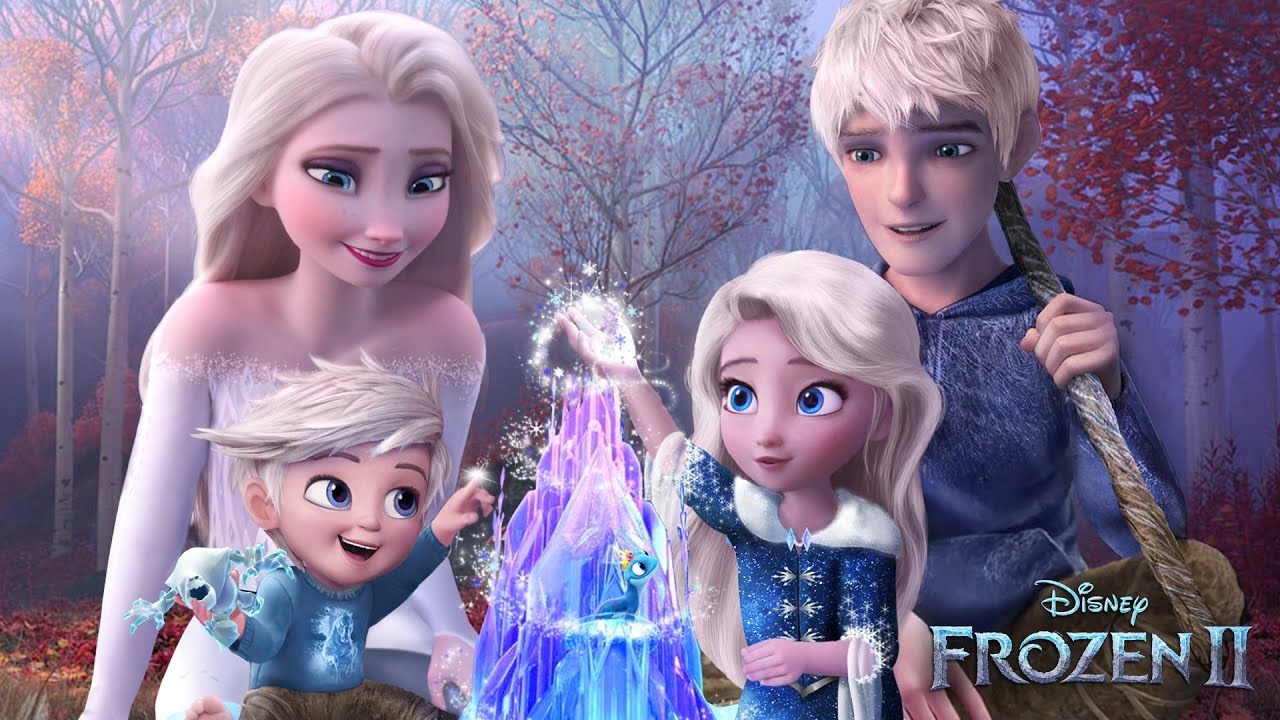 Frozen 2: Elsa and Jack Frost have a daughter and a son! And they both have magic! ❄💙Alice Edit!