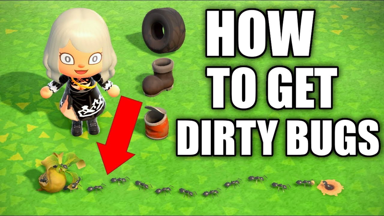 HOW TO CATCH Dirty Bugs in Animal Crossing New Horizons