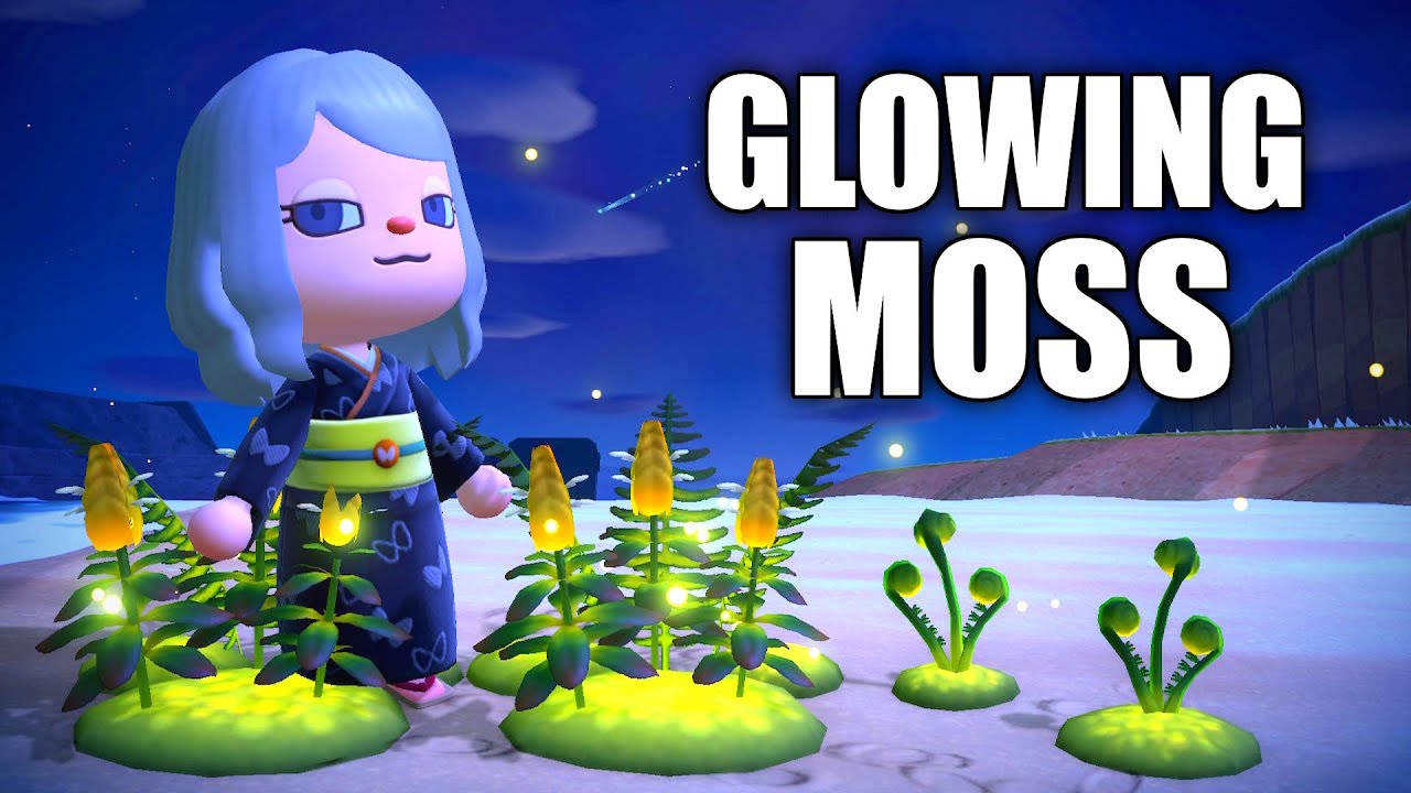 HOW TO Get GLOWING MOSS and VINES in Animal Crossing New Horizons