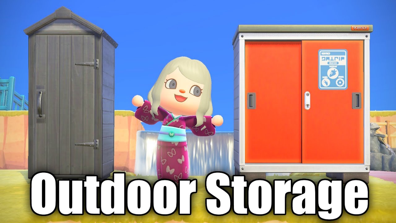 HOW TO Get OUTDOOR STORAGE SHED in Animal Crossing New Horizons