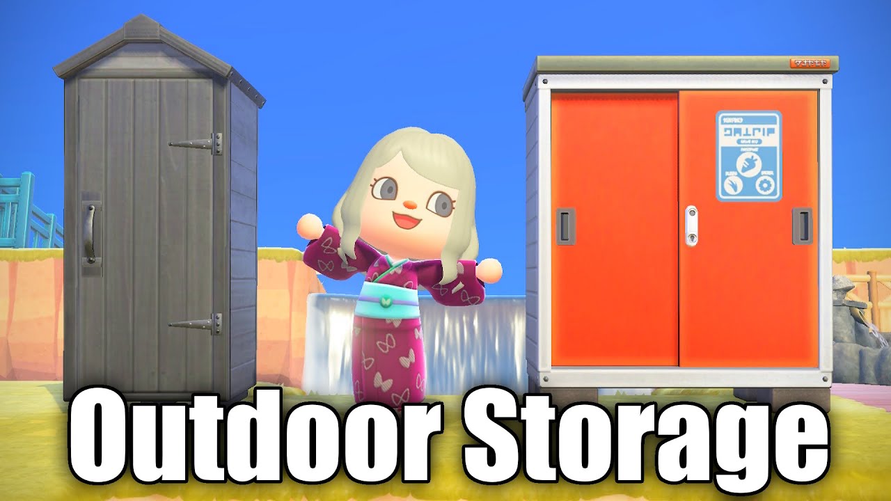 HOW TO Get OUTDOOR STORAGE SHED in Animal Crossing New Horizons 【 2023
