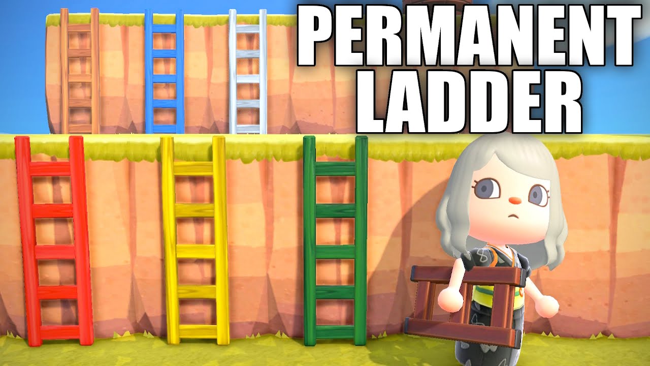 HOW TO Get PERMANENT LADDER in Animal Crossing New Horizons