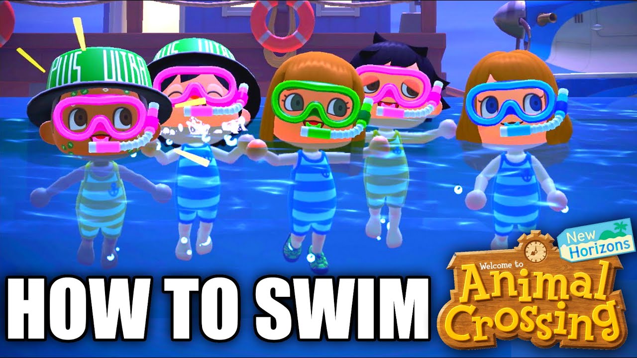 HOW TO Swim in Animal Crossing New Horizons