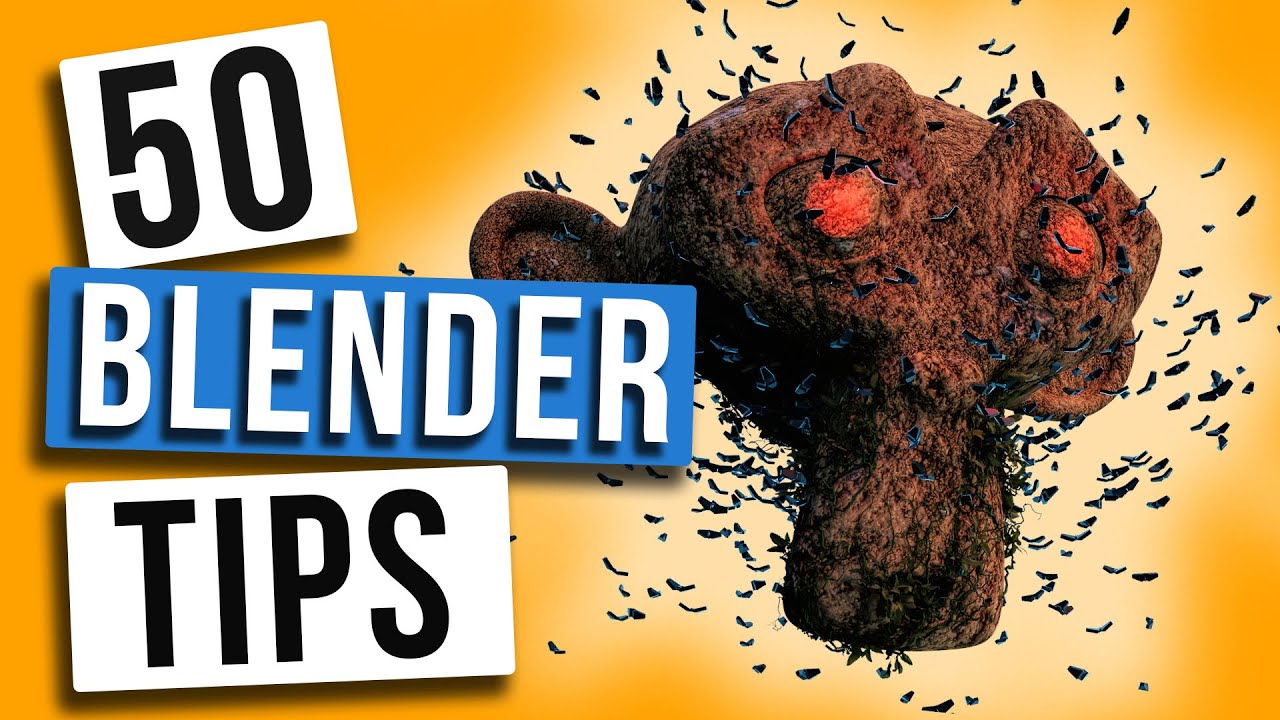 I packed 50 BLENDER TIPS into one video!