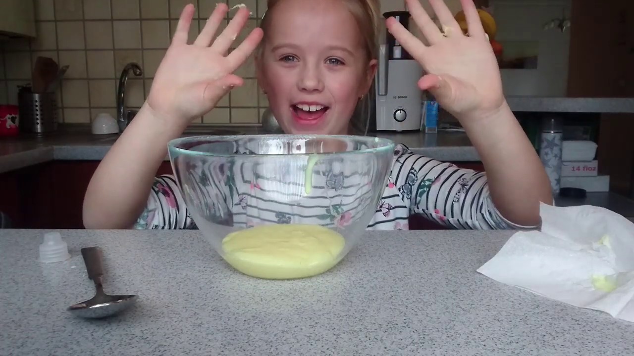 Jak zrobić slime - prosty przepis kolorowy glutek:) video