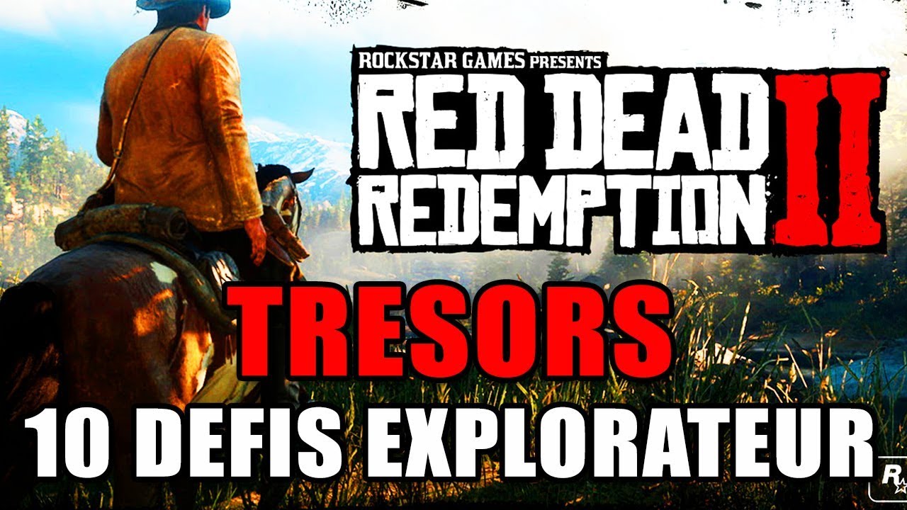 RED DEAD REDEMPTION 2: 100% 10 DÉFIS EXPLORATEUR + TOUS LES TRÉSORS \u0026 CARTES (guide)