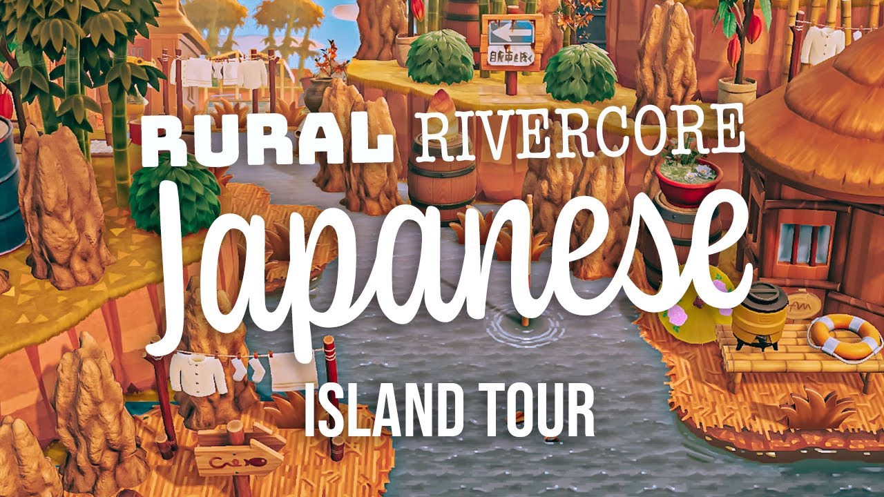 The Most Beautiful RURAL JAPANESE RIVERCORE Island Tour 🌊 (Willowset) Animal Crossing: New Horizons