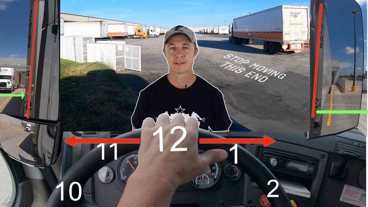 Truck Backing Ep3 Pass your Class A CDL skills test with this Must know backing tip