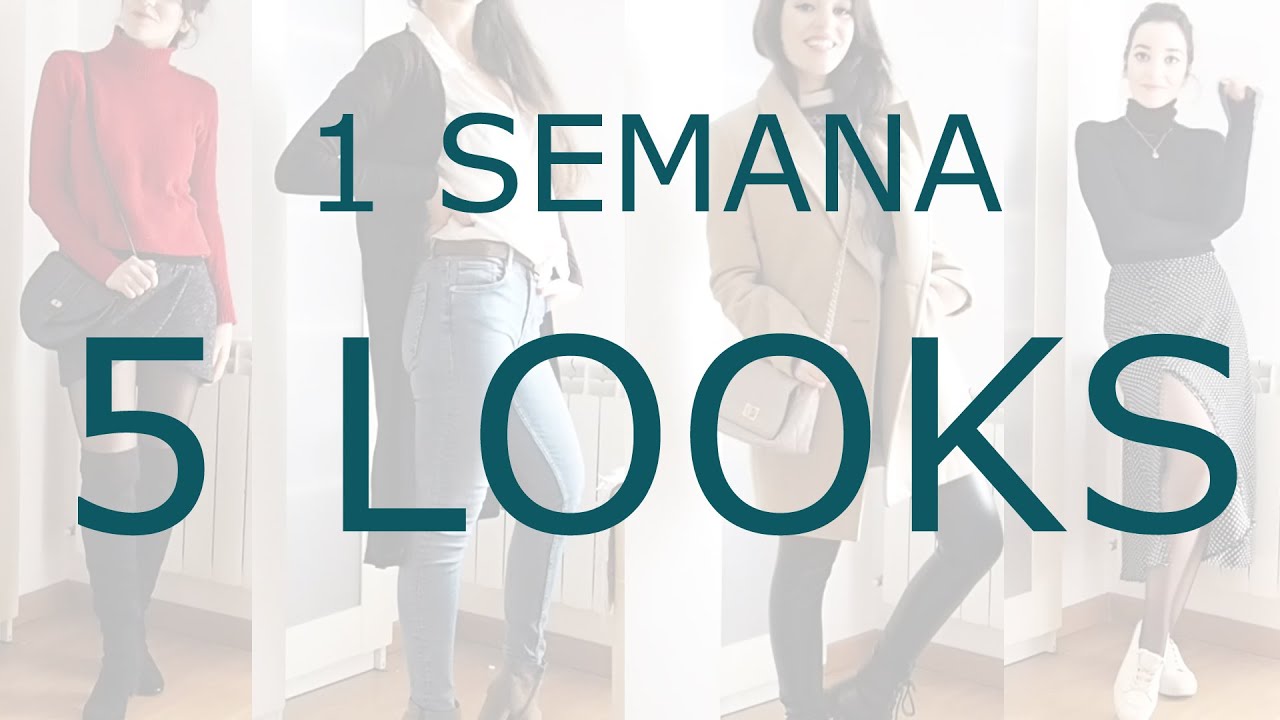 💛 5 LOOKS DE INVIERNO 🔝 (Parte 1) Mi semana en Outfits (OUTFITS OF THE WEEK) 🢂[Video OUTFITS]