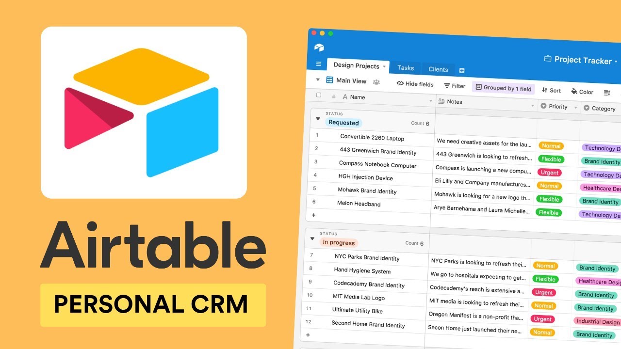 Airtable Expert Creates Personal CRM From Scratch