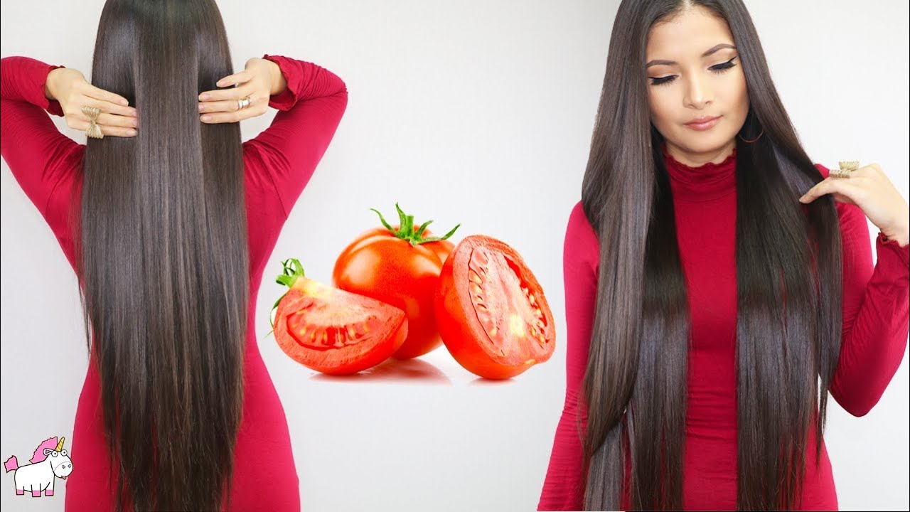 Cabello Largo Con Tomate 🍅 Como Crecer El Pelo Rapido 🦄 Bessy Dressy