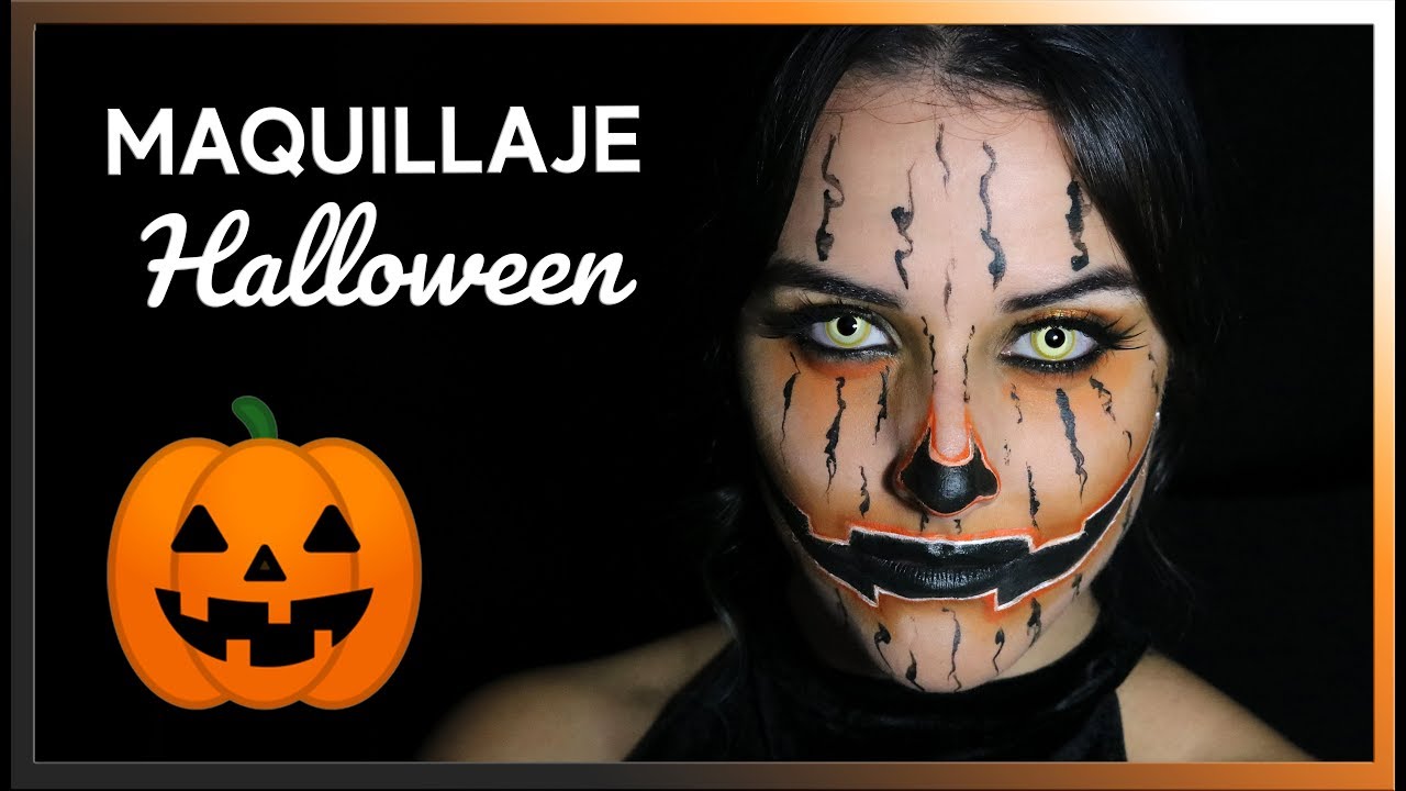 Calabaza | Tutorial Maquillaje Halloween Fácil Unisex