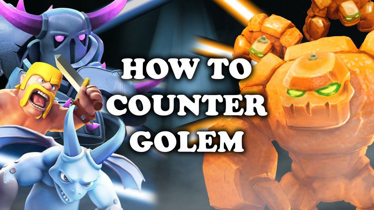 Clash Royale | How to Counter Golem