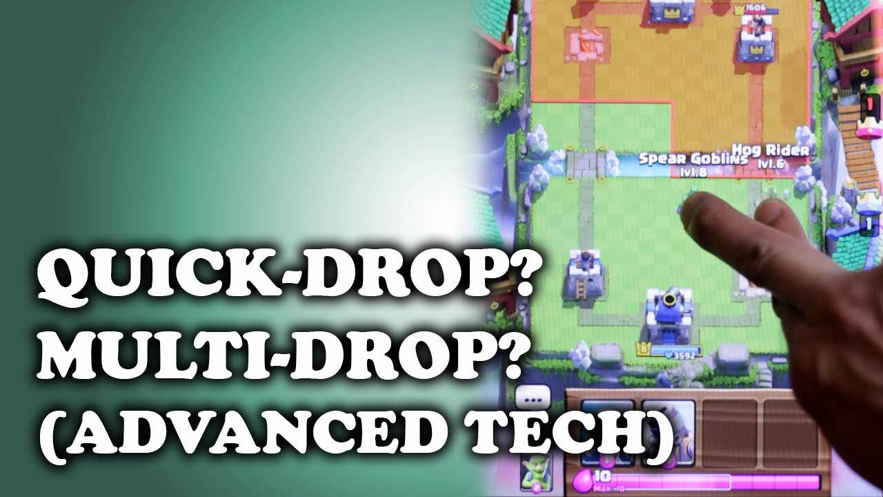 Clash Royale How to Quick Drop Advanced Technique 【 2024 】 Mr Trucos