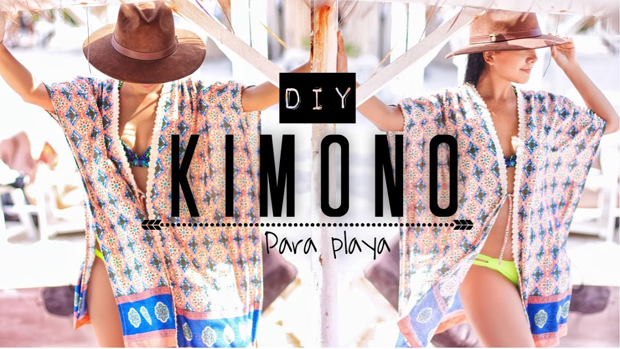 Como Hacer KIMONO Para Playa! | DIY
