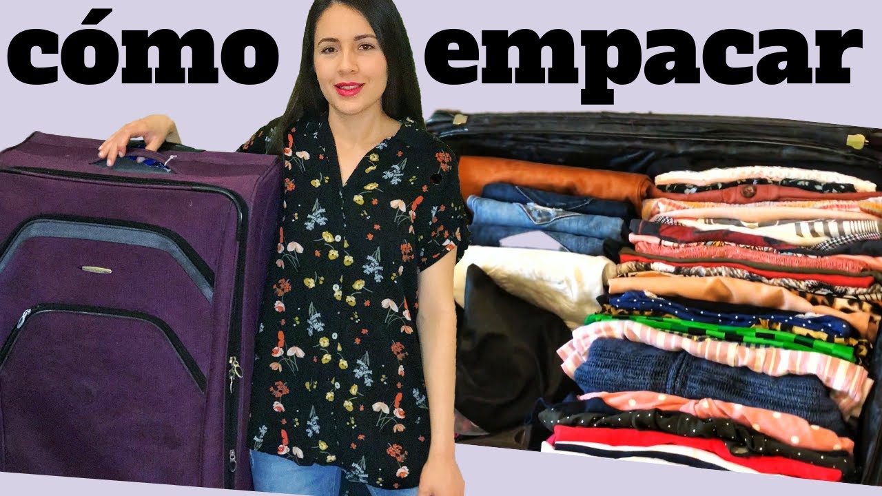 Cómo hacer una maleta de viaje usando el metodo Konmari de Marie Kondo