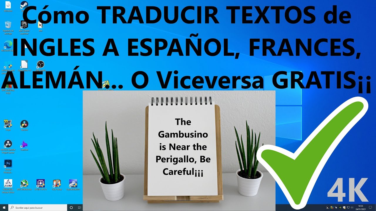 🔴 Cómo TRADUCIR del INGLES al ESPAÑOL o VICEVERSA con Deepl 🔴