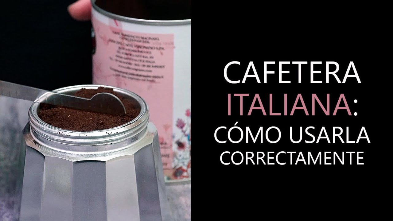 CÓMO USAR LA CAFETERA ITALIANA: Guía básica para preparar café