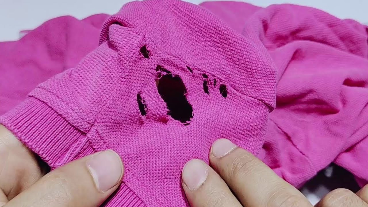 Excellents conseils de couture pour réparer les trous sur les vêtements de manière invisible